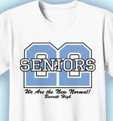 Senior Class T Shirt Design -  Big Letter - desn-351y2