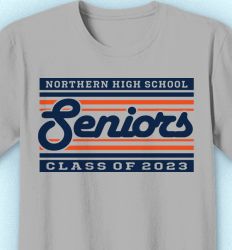 Senior Class T Shirt Design -  Senior Retro Status - idea-373s3