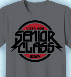 Senior Class T Shirt Design - Voltage Logo - idea-551v3