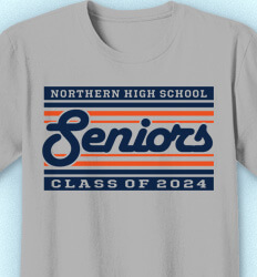 Senior Class T Shirt Design -  Senior Retro Status - idea-373s4