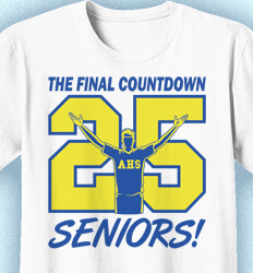 Senior Class T Shirt Design - Senioritis 2 - idea-670s1