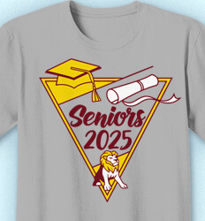 Senior Class T Shirt Design - Vintage Graduates - idea-677v1