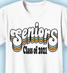 Senior Class T Shirt Design - Retro Quality 2 - idea-255r8