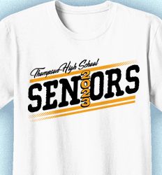Senior Class T Shirt Design -  Senior Tilt - idea-29t2