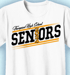 Senior Class T Shirt Design -  Senior Tilt - idea-29t3