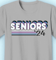 Senior Class T Shirt Design - Seniors Retro - idea-372s7