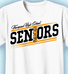 Senior Class T Shirt Design -  Senior Tilt - idea-29t4