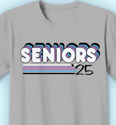 Senior Class T Shirt Design - Seniors Retro - idea-372s8