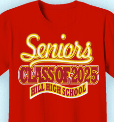 Senior Class T Shirt Design - Best Class Ever - desn-733j7