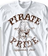 Spirit T Shirt - Pirate Pride desn-571p2