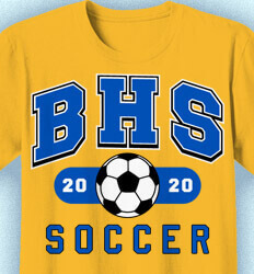 Soccer Shirt Designs - School Soccer - idea-336s1