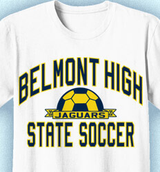 Soccer Shirt Designs - Collegiate Soccer League - idea-340c1