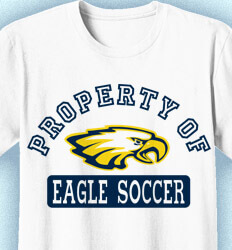 Soccer Team Shirt - Property of Soccer - idea-341p1