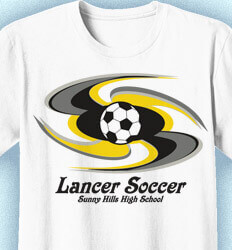 Soccer Team Shirt - Whirley - clas-85w4