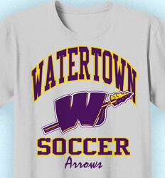 Soccer Team Shirt - Athletic Department - desn-342d3