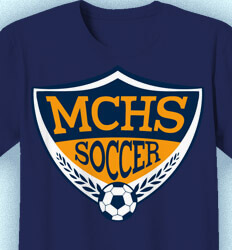 Soccer Team Shirt - Soccer Badge - idea-339s1