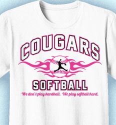Softball Shirt Designs - Collegiate Heater - desn-892c1