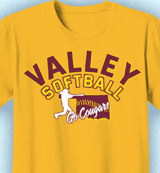 Softball T-shirt Design - Softball State Classic - cool-879s1