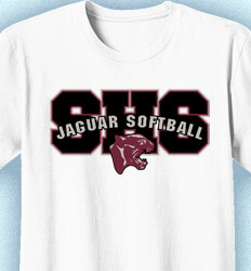 Softball T-shirt Design - Softball Arch - cool-901s1