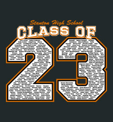 Sophomore Class Shirts Ideas - Big Letter - desn-351x2