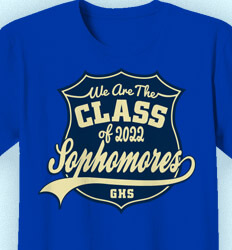 Sophomore Class Shirts - Sophomore Shield - idea-397s1