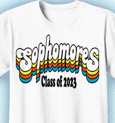 Sophomore Class Shirts - Retro Quality 2 - idea-255s5