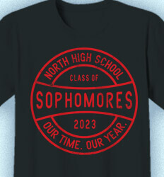 Sophomore Class Shirts - Classic Circular Emblem - idea-441c1