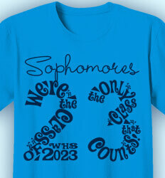 Sophomore Class Shirts - Loopy Year - clas-826n9