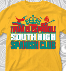 Spanish Club T Shirt Designs - Spanish Icons - cool-776s1