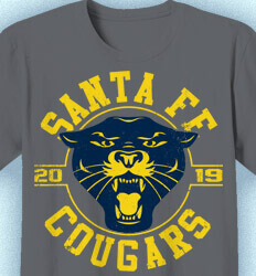 Spirit Shirts for School - Cougar Spirit Emblem - idea-76c1