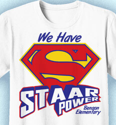 STAAR Shirts - STAAR Power Logo - cool-961s1