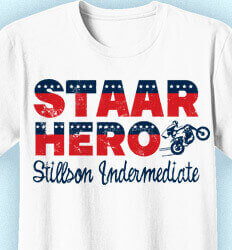 STAAR T Shirts - STAAR Hero Moto - cool-962s1