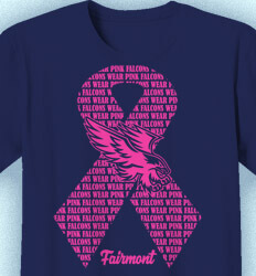Staff Shirt Ideas - Cancer Ribbon Words - idea-334c1