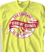 Student Council Shirt Design - Student Club desn-935s1