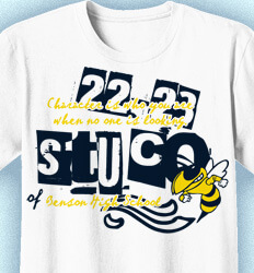 Student Council Shirts - Pacific Wave - desn-3r3