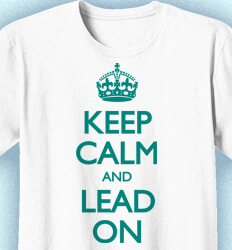 Student Council Shirts - Keep Calm - desn-613k1