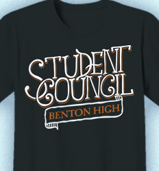 Student Council Shirts - Vintage Council - desn-920v1
