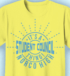 Student Council Shirts - Undisputed - desn-662u2