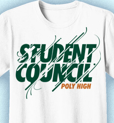 Student Council Shirts - Sleet - desn-317s1
