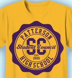 Student Council Shirts - Sport Seal - desn-337s6