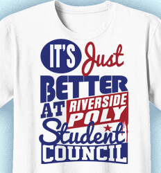 Student Council Shirts - Life Slogans - desn-634l9