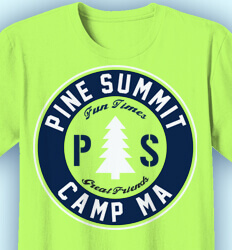 Summer Camp Shirt Designs - Pine Summit desn-654p1