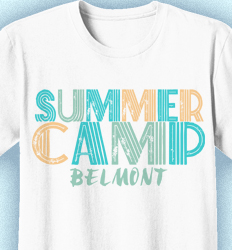 Summer Camp Shirt Design - Inline Retro idea-400i3