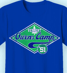 Summer Camp Shirt Design - Diamond Camp cool-613d1