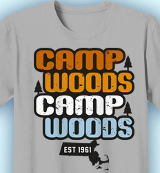 Summer Camp Shirt Designs - Fun Camp State cool-608f1