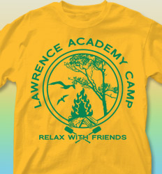 Summer Camp Shirt Design - Ivy League Crest clas-825i5