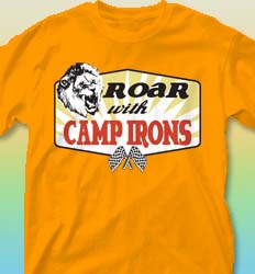 Summer Camp Shirt Designs - Checker Line Patch cool-194c1