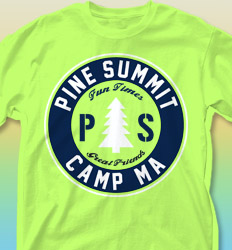 Summer Camp Shirt Designs - Pine Summit desn-654p1