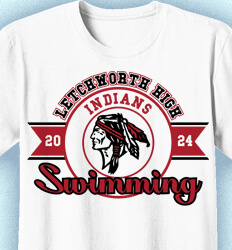 Swim Team Shirt - Collegiate Swimming - cool-778c2