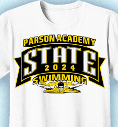 Swim Team Shirt Ideas - Banner State Swimming - cool-935b2